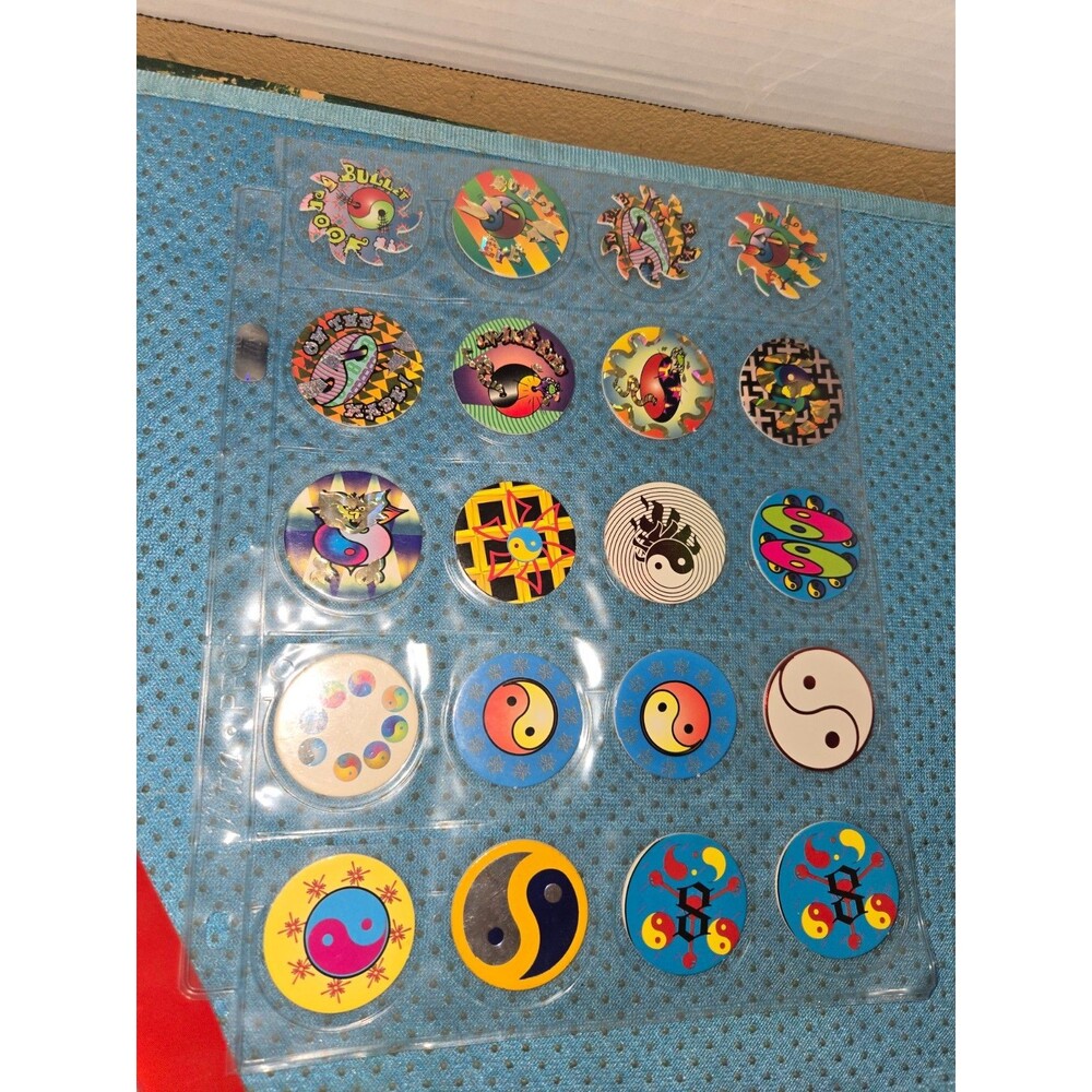 1990s Lot of 20 8 Ball Pogs Slammer Whammers Milk Caps Lot #3